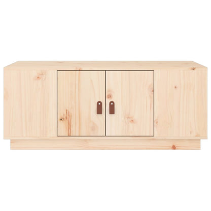 Tavolino da Salotto 100x50x41 cm in Legno Massello di Pino | homemem39