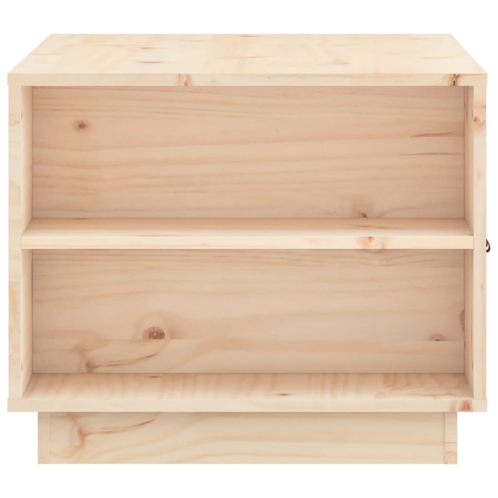 Tavolino da Salotto 100x50x41 cm in Legno Massello di Pino | homemem39