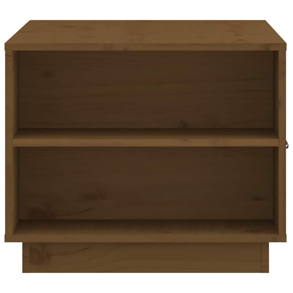 Tavolino da Salotto ambra 100x50x41cm in Legno Massello di Pino