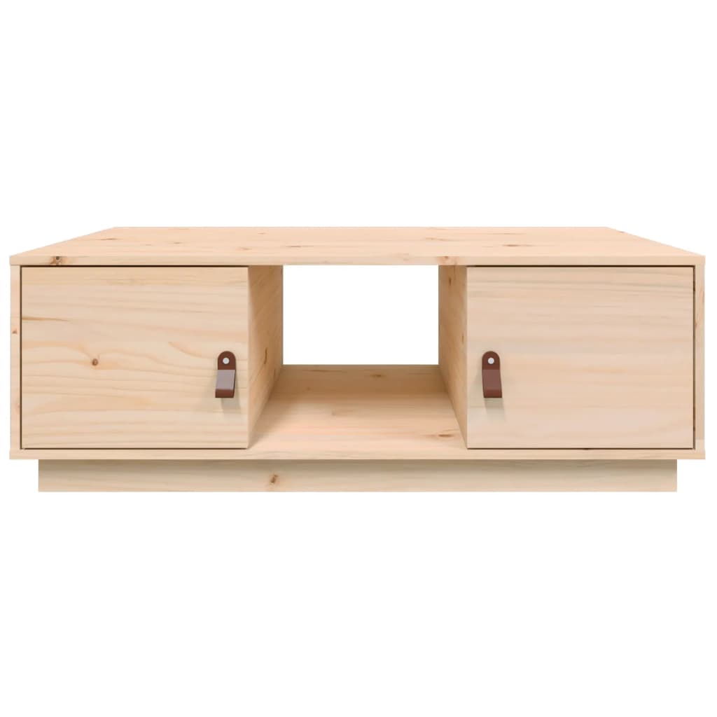 Tavolino da Salotto 100x50x35 cm in Legno Massello di Pino | homemem39
