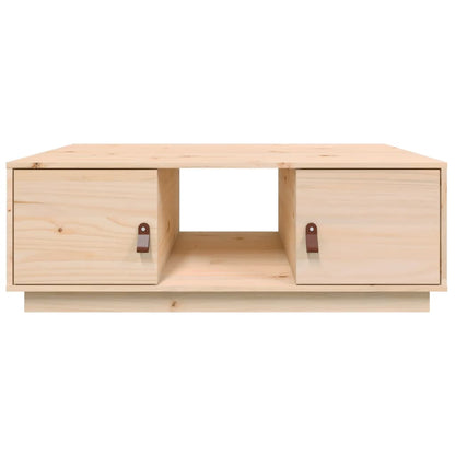 Tavolino da Salotto 100x50x35 cm in Legno Massello di Pino | homemem39