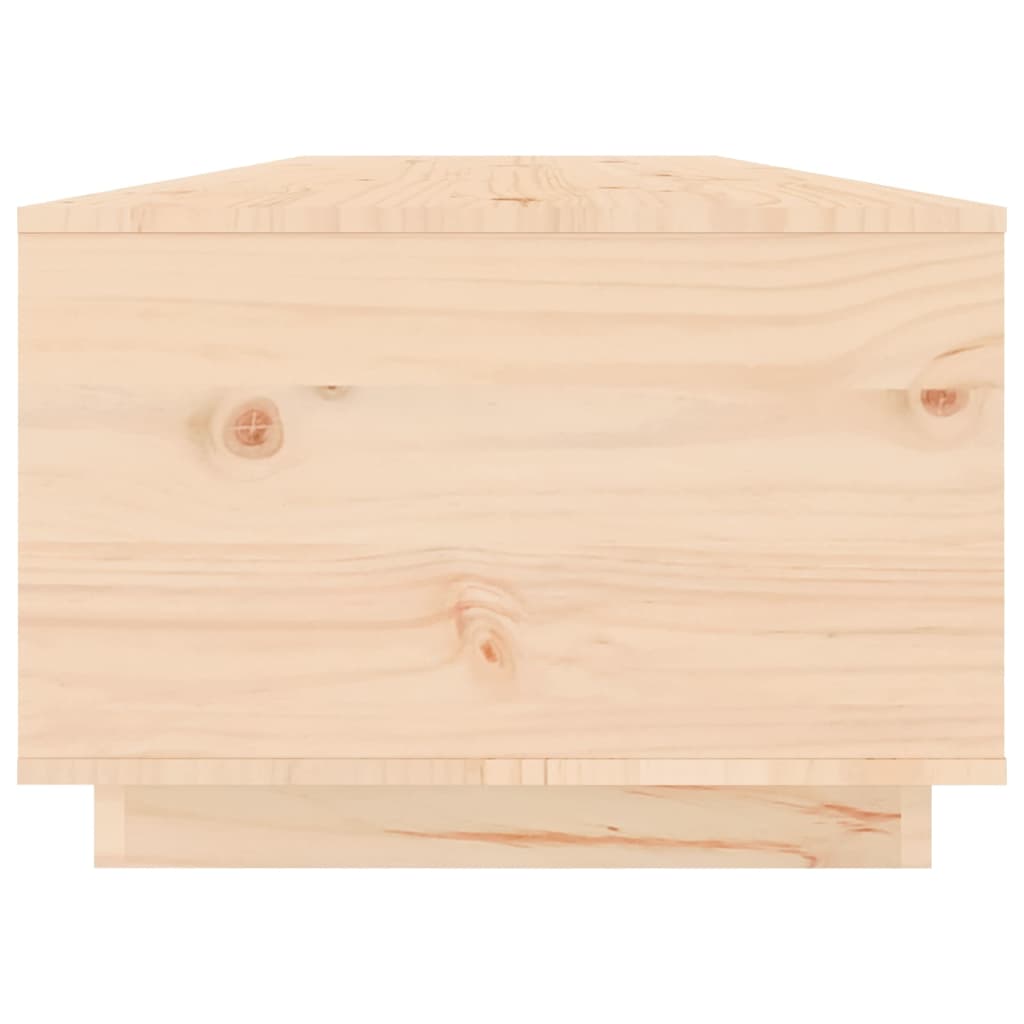 Tavolino da Salotto 100x50x35 cm in Legno Massello di Pino | homemem39