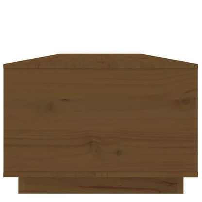 Tavolino da Salotto ambra 100x50x35 cm Legno Massello di Pino