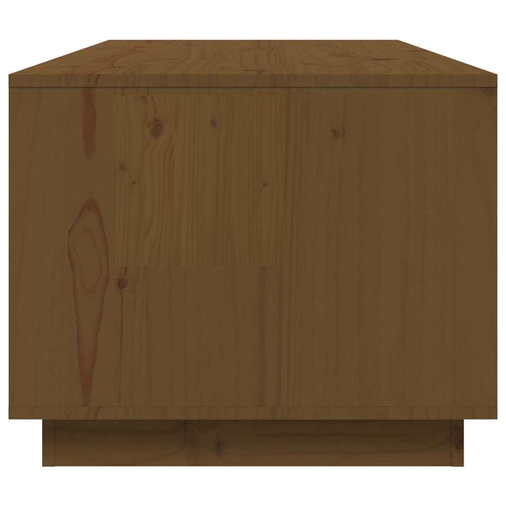 Tavolino da Salotto ambra 100x50x41cm in Legno Massello di Pino