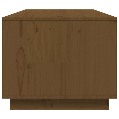 Tavolino da Salotto ambra 100x50x41cm in Legno Massello di Pino