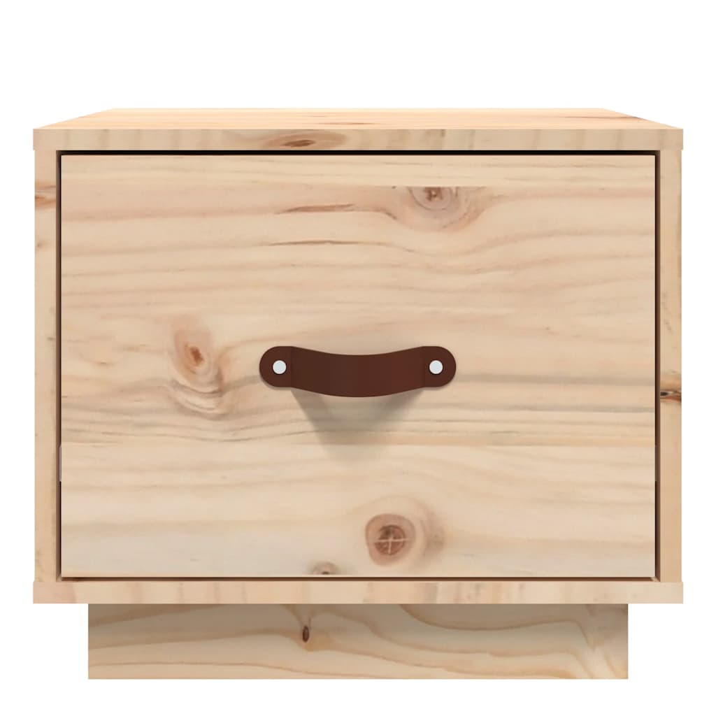 Comodino 40x34x35 cm in Legno Massello di Pino | homemem39