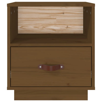 Comodini 2 pz ambra 40x34x45 cm in Legno Massello di Pino