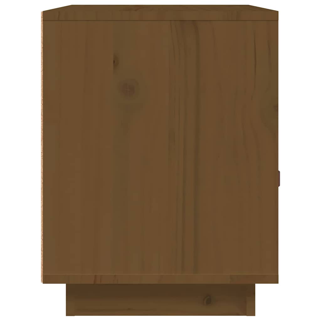 Comodini 2 pz ambra 40x34x45 cm in Legno Massello di Pino