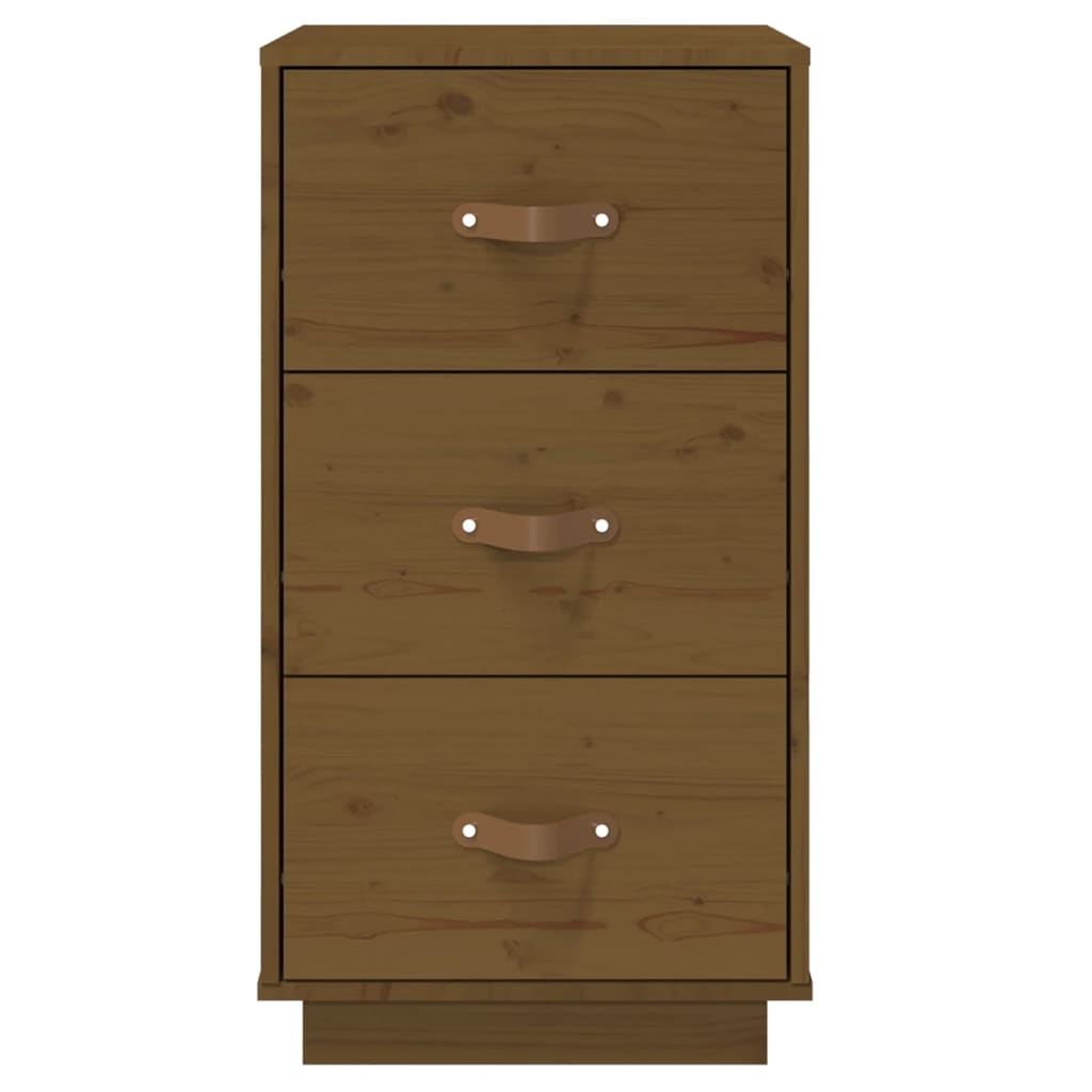 Comodini 2 pz Ambra 40x40x75 cm in Legno Massello di Pino - homemem39