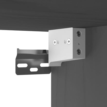 Pensile Grigio 60x30x35 cm in Legno Massello di Pino | homemem39