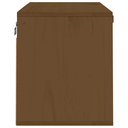 Pensile Marrone ambra 60x30x35 cm in Legno Massello di Pino