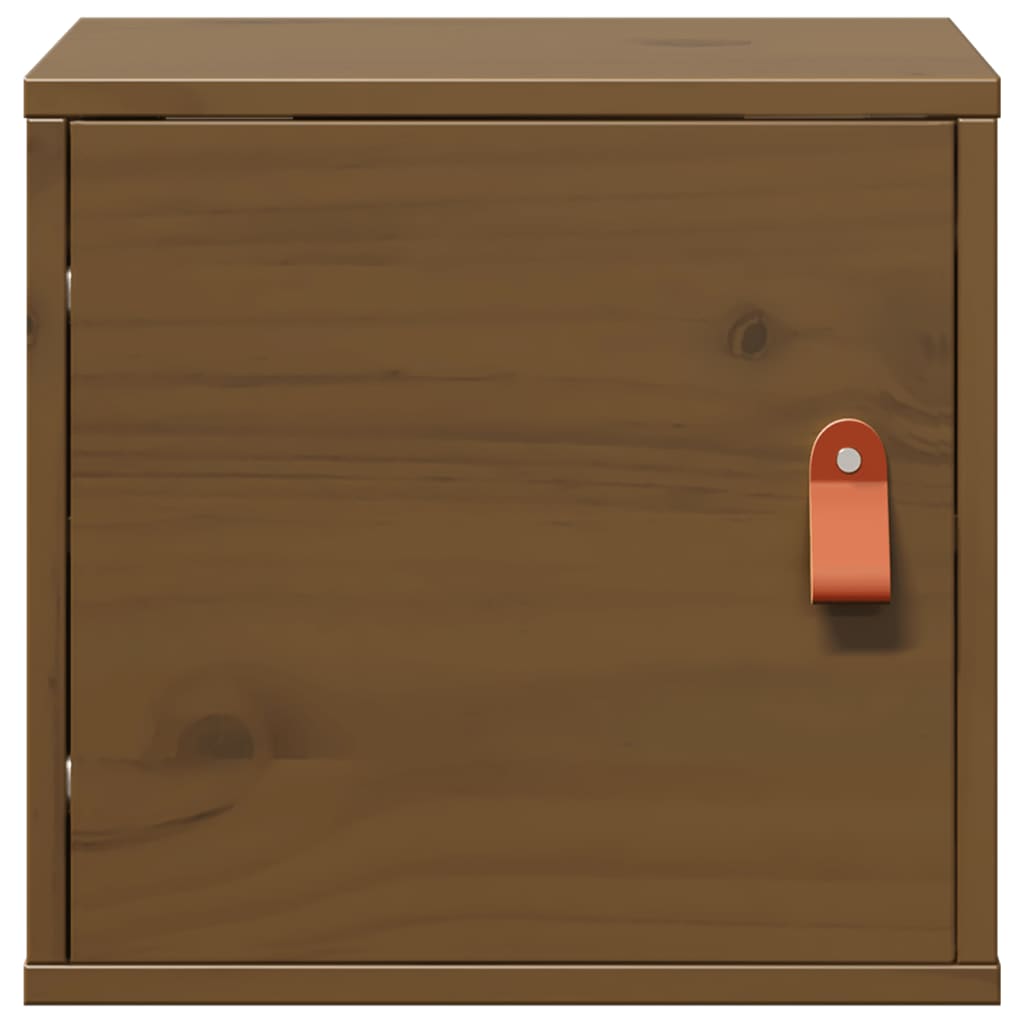 Pensile Marrone ambra 31,5x30x30 cm in Legno Massello di Pino | homemem39