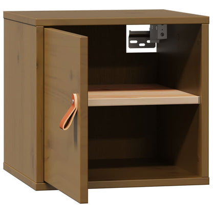 Pensile Marrone ambra 31,5x30x30 cm in Legno Massello di Pino | homemem39