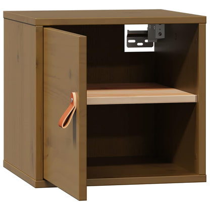 Pensile Marrone ambra 31,5x30x30 cm in Legno Massello di Pino