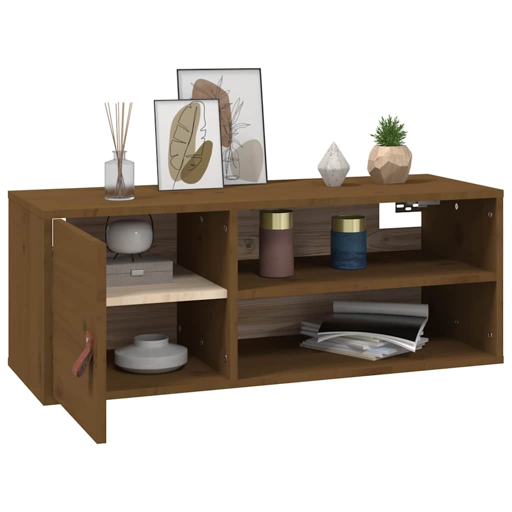 Pensile ambra 80x30x30 cm in Legno Massello di Pino