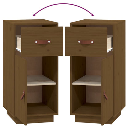 Credenza ambra 34x40x75 cm in Legno Massello di Pino