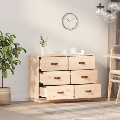 Credenza 100x40x75 cm in Legno Massello di Pino - homemem39