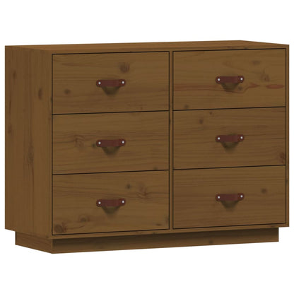 Credenza ambra 100x40x75 cm in Legno Massello di Pino - homemem39