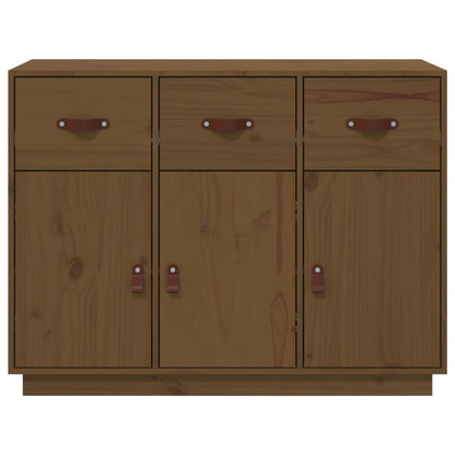 Credenza ambra 100x40x75 cm in Legno Massello di Pino - homemem39