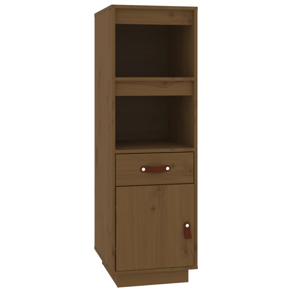 Credenza ambra 34x40x108,5 cm in Legno Massello di Pino - homemem39