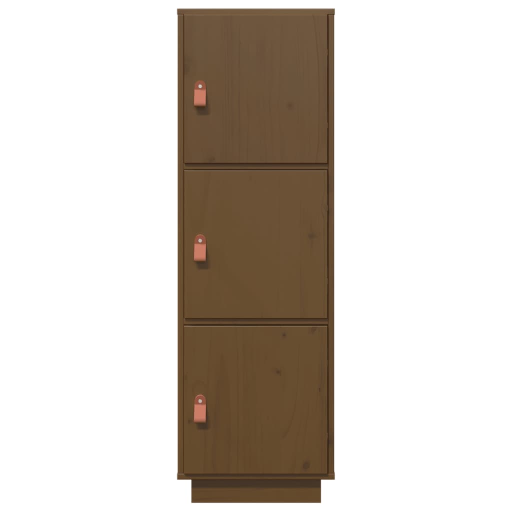 Credenza ambra 34x40x108,5 cm in Legno Massello di Pino - homemem39
