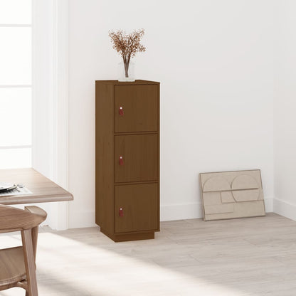 Credenza ambra 34x40x108,5 cm in Legno Massello di Pino - homemem39