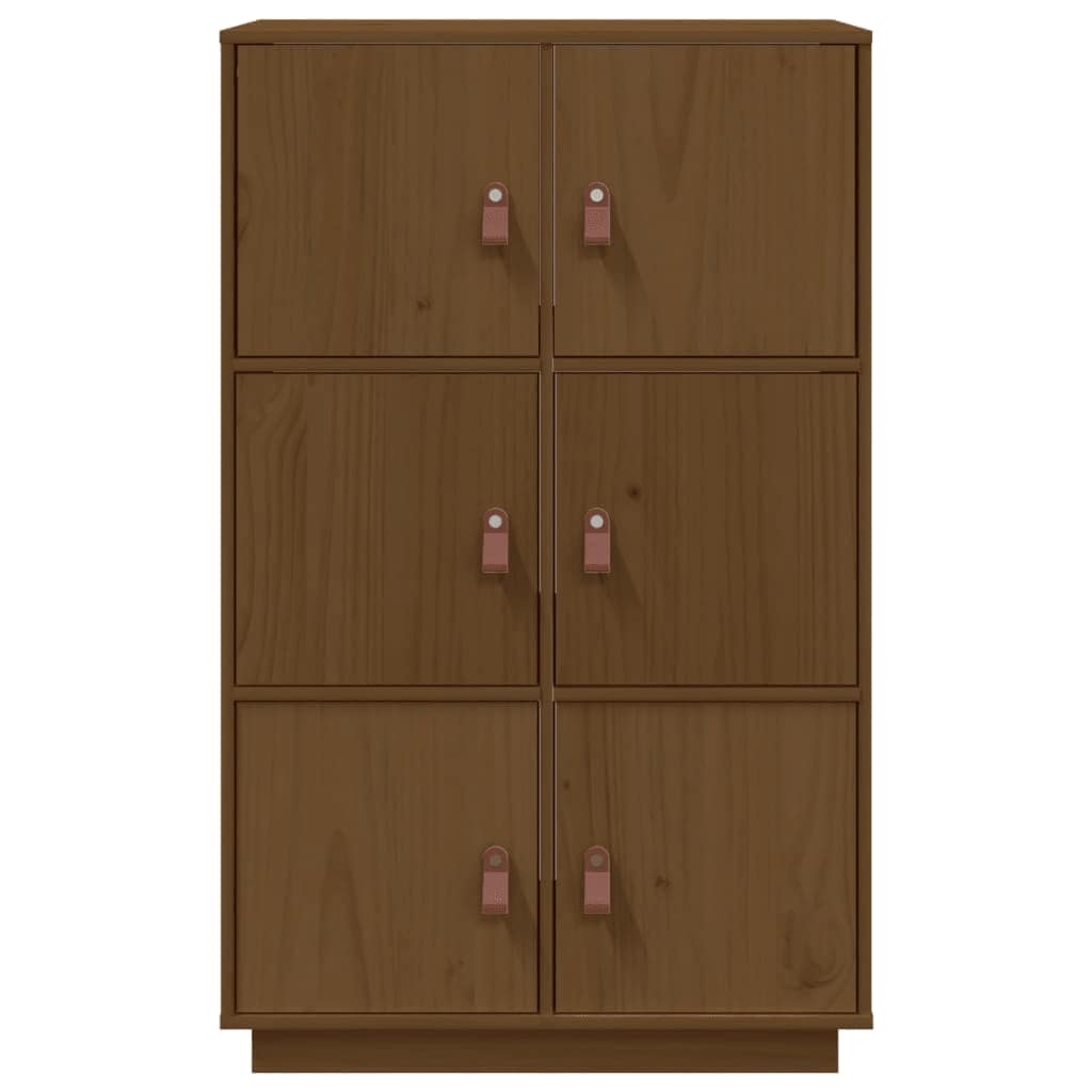 Credenza ambra 67x40x108,5 cm in Legno Massello di Pino - homemem39