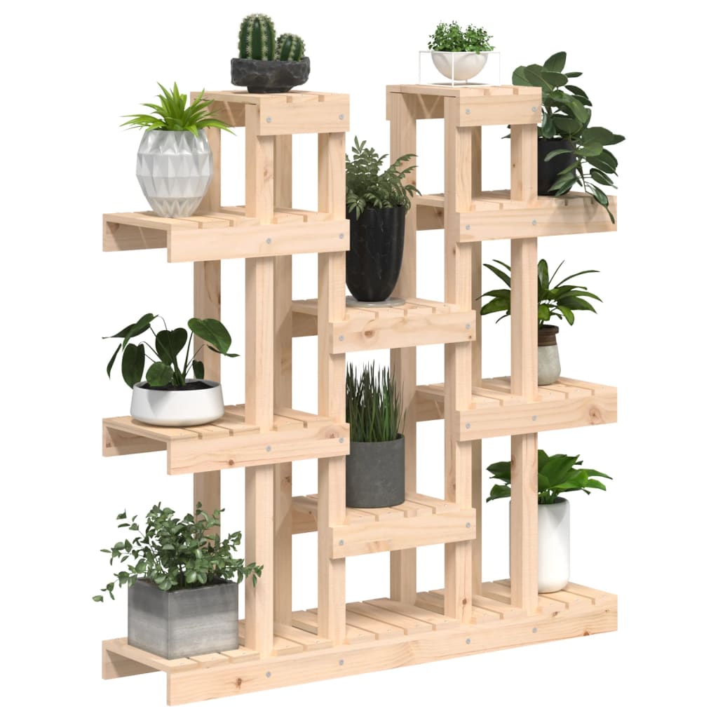 Supporto per Piante 104,5x25x109,5 cm in Legno Massello di Pino | homemem39