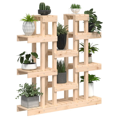 Supporto per Piante 104,5x25x109,5 cm in Legno Massello di Pino | homemem39