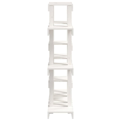 Supporto Piante Bianco 104,5x25x109,5 cm Legno Massello di Pino | homemem39