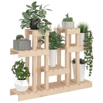Supporto per Piante 104,5x25x77,5 cm in Legno Massello di Pino | homemem39
