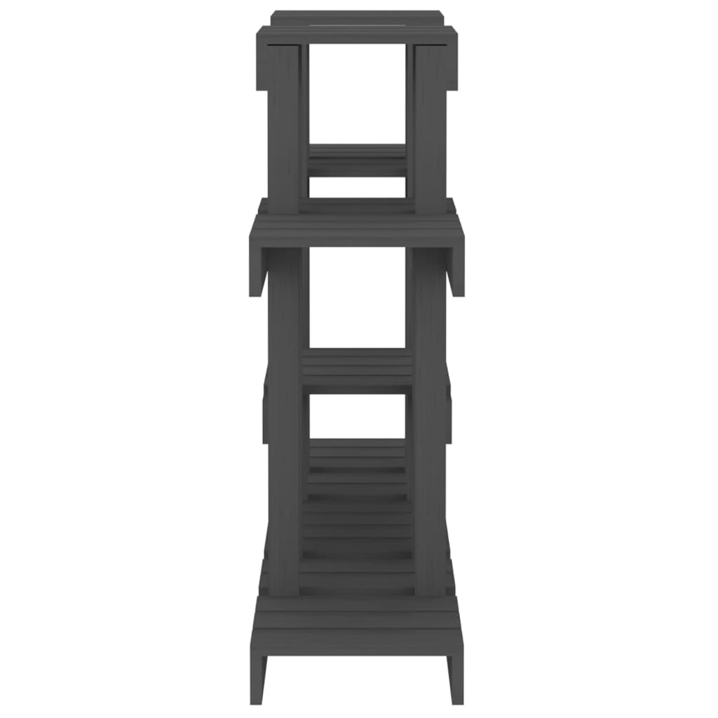 Supporto per Piante Grigio 104,5x25x77,5 cm in Massello di Pino - homemem39