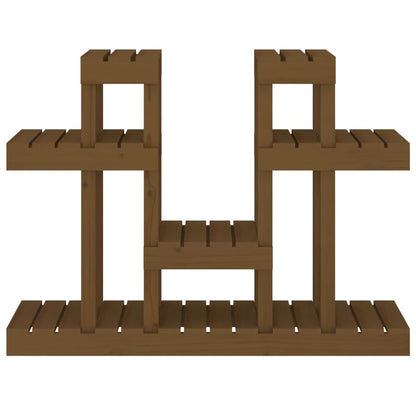 Supporto per Piante Ambra 104,5x25x77,5 cm Legno Massello Pino - homemem39