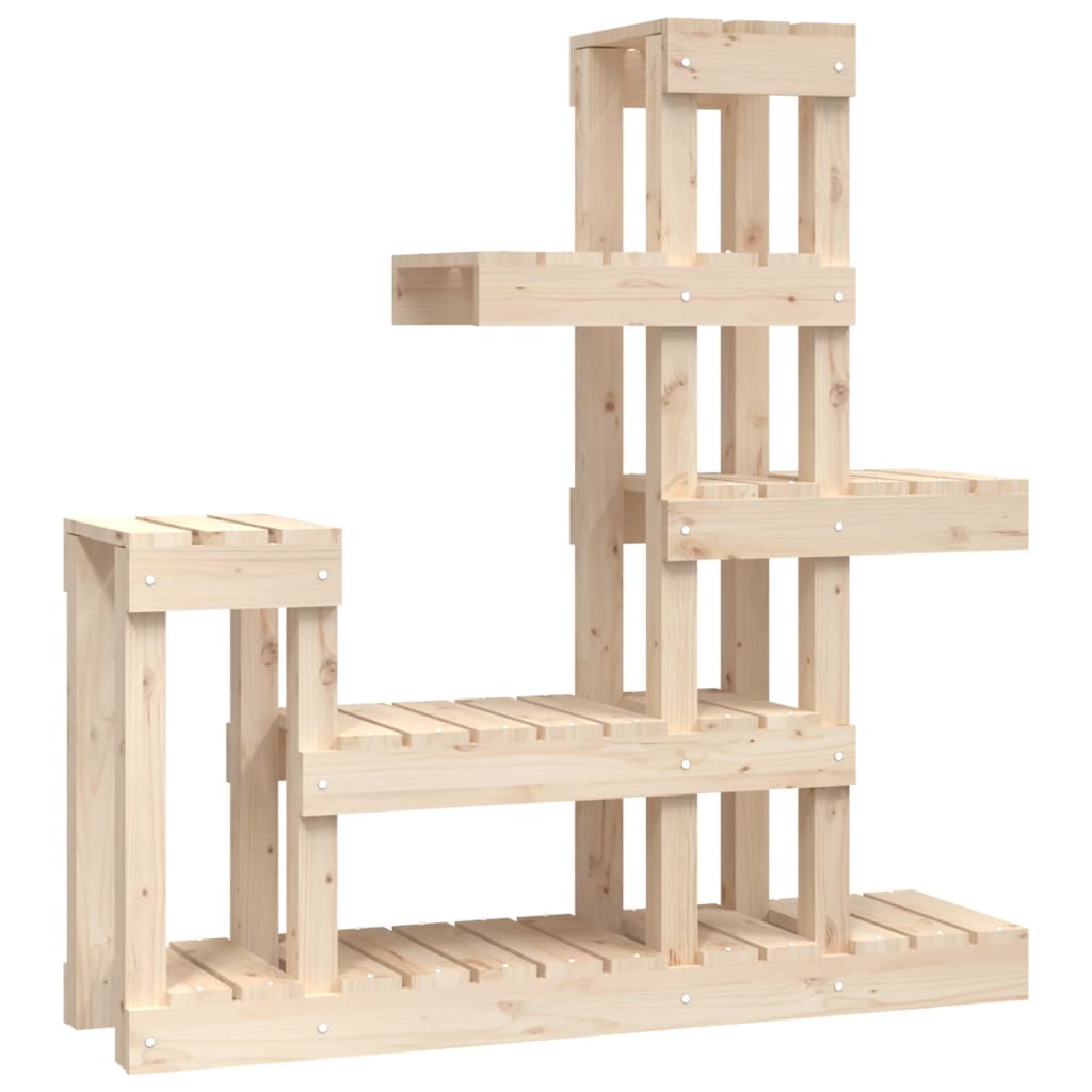 Supporto per Piante 92x25x97 cm in Legno Massello di Pino | homemem39