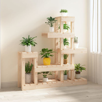 Supporto per Piante 92x25x97 cm in Legno Massello di Pino | homemem39