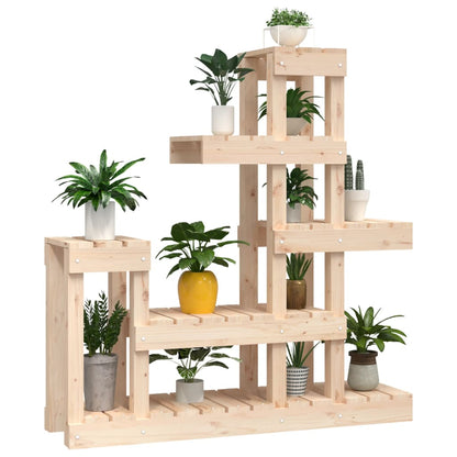 Supporto per Piante 92x25x97 cm in Legno Massello di Pino | homemem39