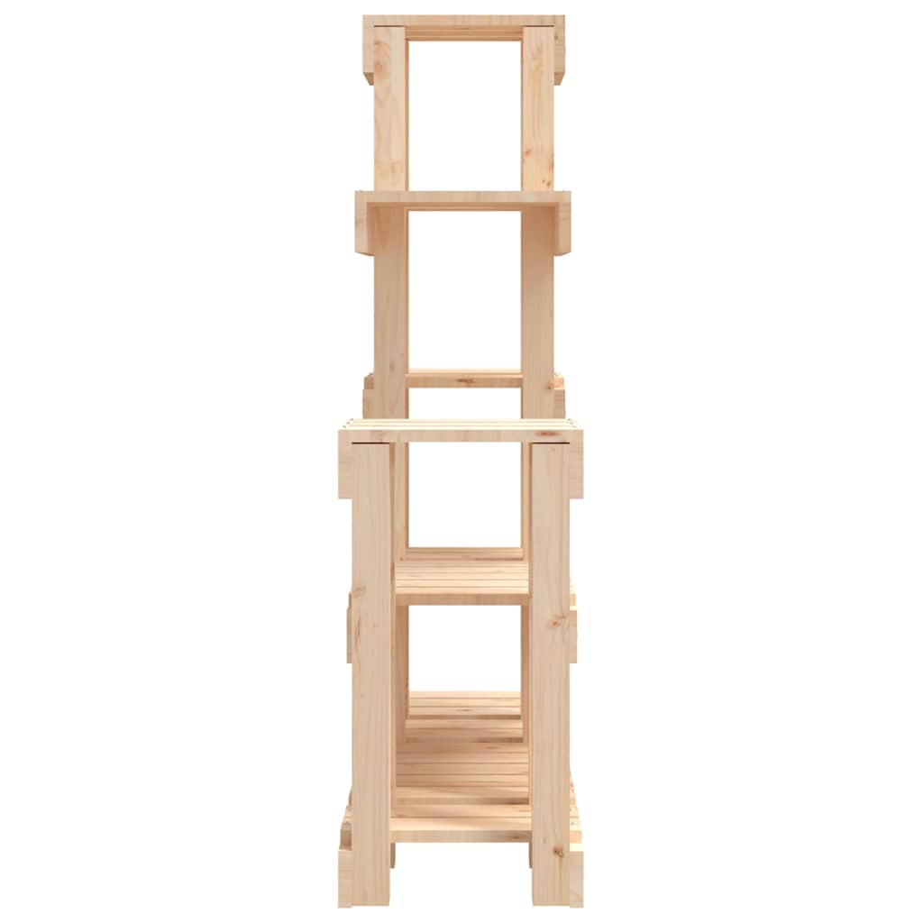 Supporto per Piante 92x25x97 cm in Legno Massello di Pino | homemem39
