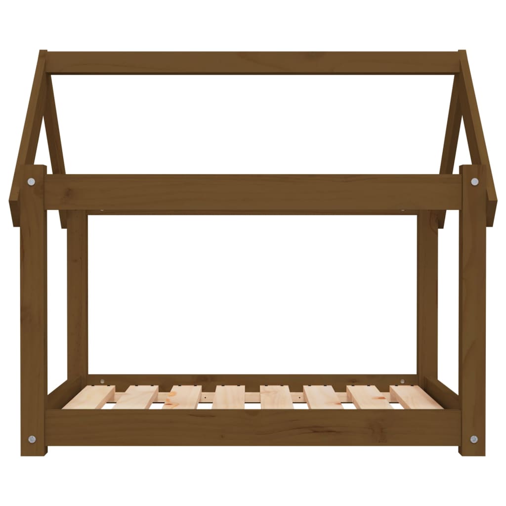 Cuccia per Cani Ambra 81x60x70 cm in Legno Massello di Pino - homemem39