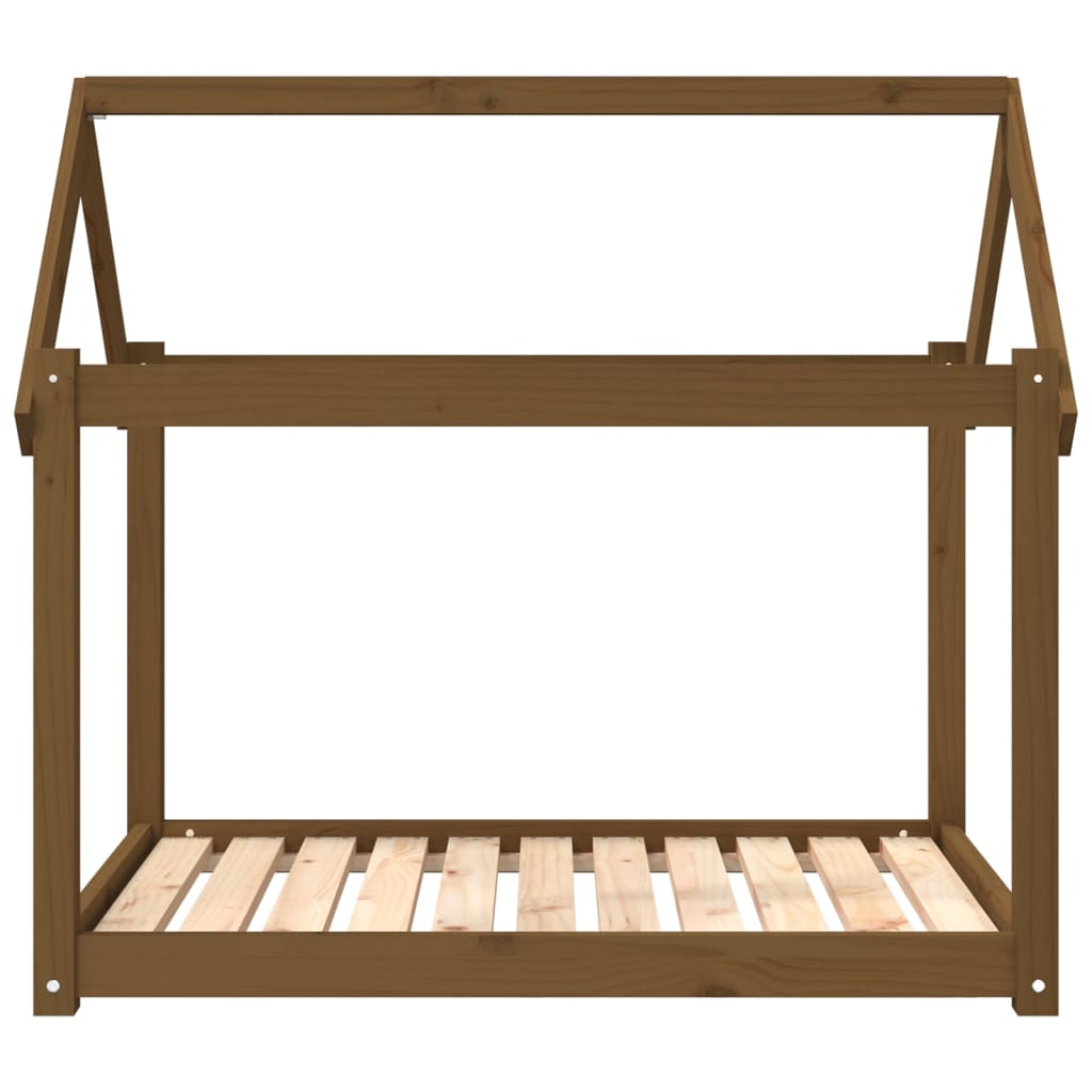 Cuccia per Cani Ambra 101x70x90 cm in Legno Massello di Pino - homemem39