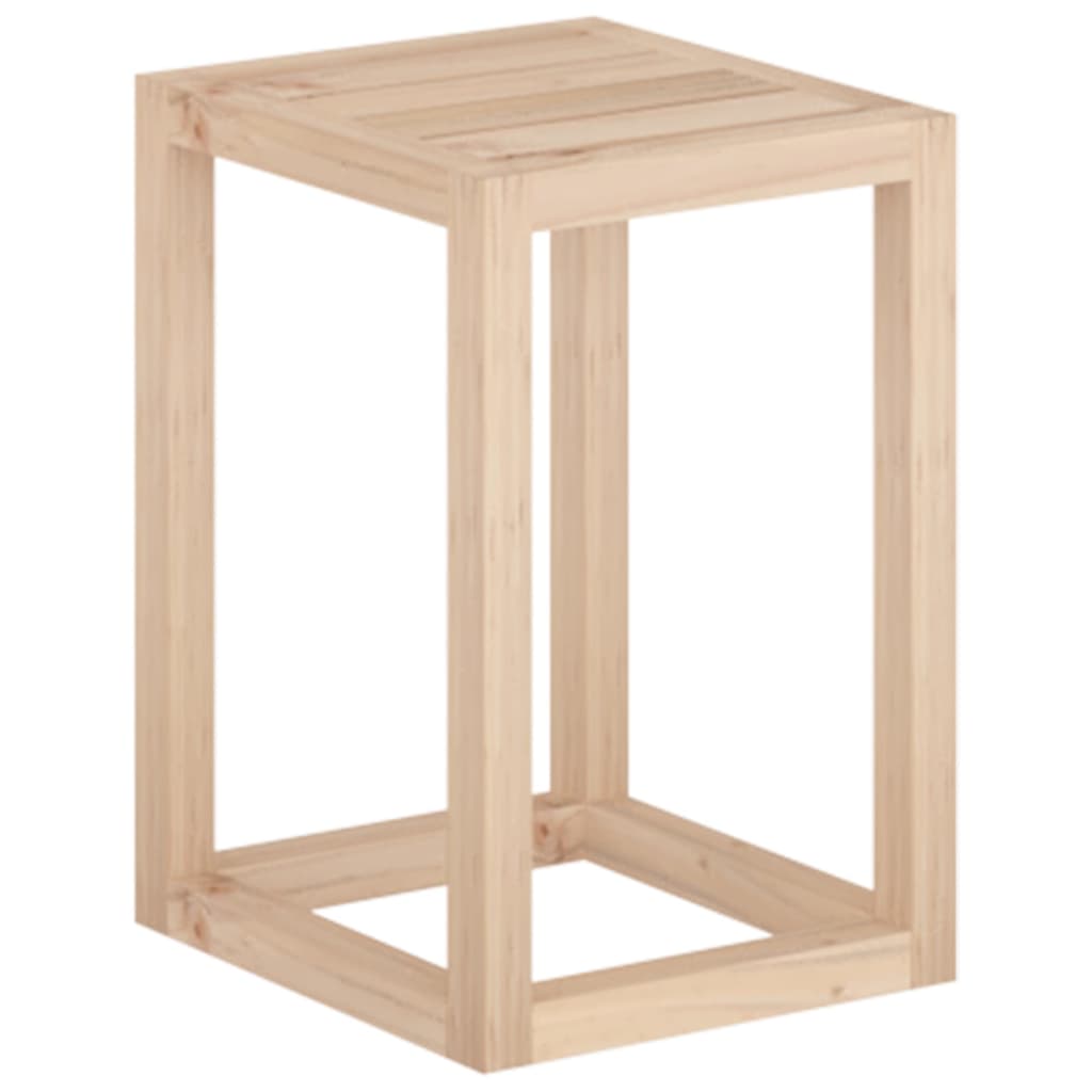 Set Supporti per Piante 3 pz in Legno Massello di Pino - homemem39