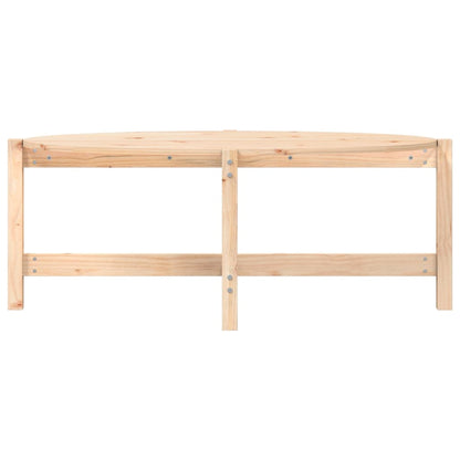 Tavolino da Salotto 118x63x45 cm in Legno Massello di Pino | homemem39