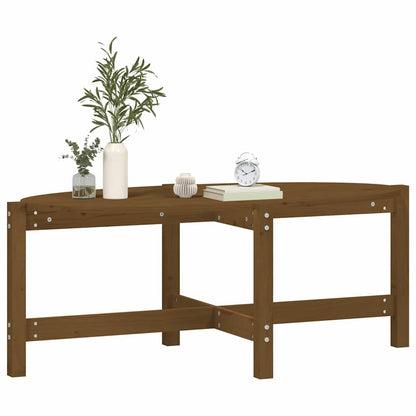 Tavolino da Salotto Ambra 118x63x45cm in Legno Massello di Pino