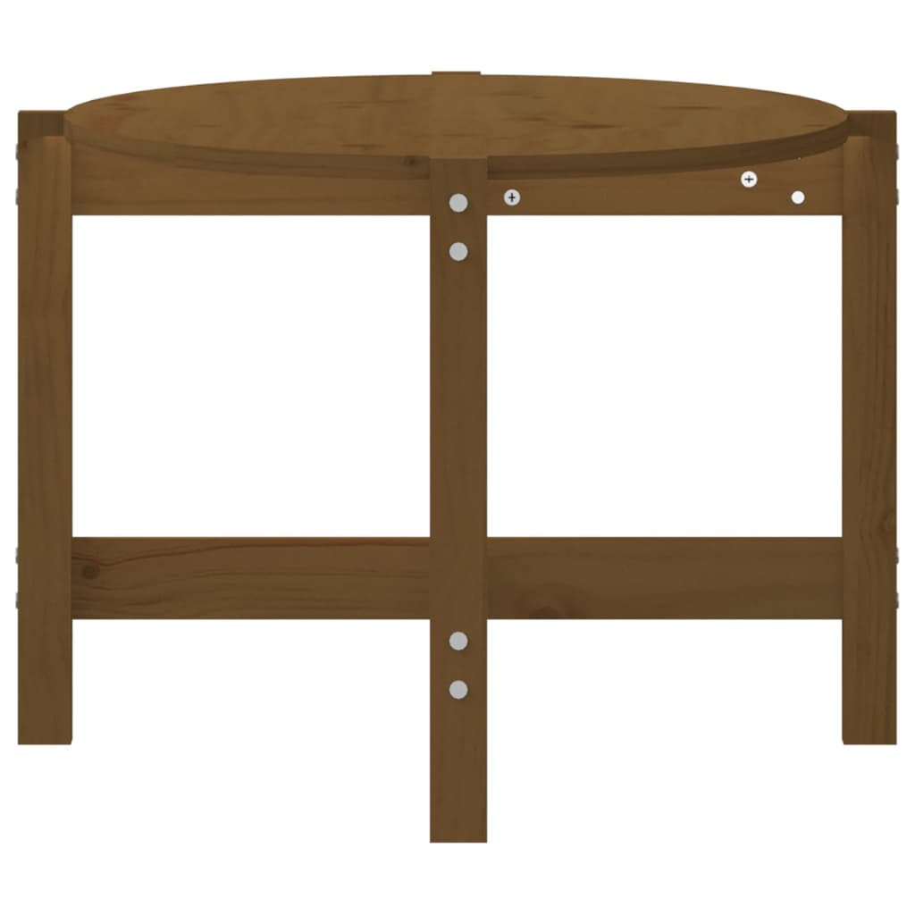 Tavolino da Salotto Ambra 118x63x45cm in Legno Massello di Pino | homemem39