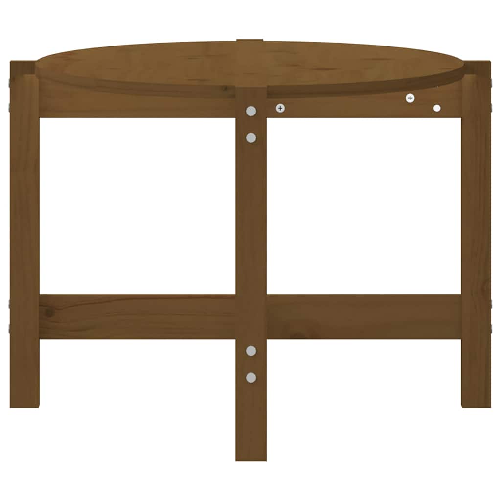 Tavolino da Salotto Ambra 118x63x45cm in Legno Massello di Pino