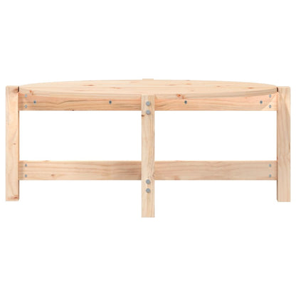 Tavolino da Salotto 87x48x35 cm in Legno Massello di Pino | homemem39