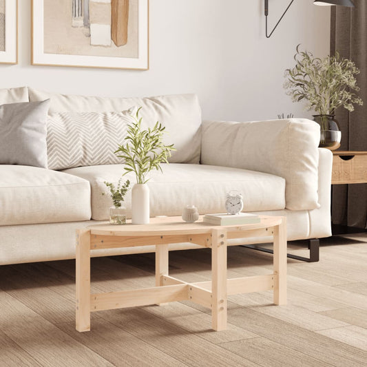 Tavolino da Salotto 87x48x35 cm in Legno Massello di Pino | homemem39