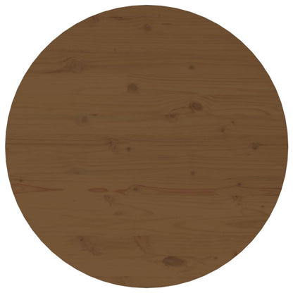 Tavolino da Salotto Ambra Ø 55x45 cm in Legno Massello di Pino | homemem39