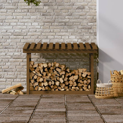 Portalegna Ambra 108x64,5x78 cm in Legno Massello di Pino