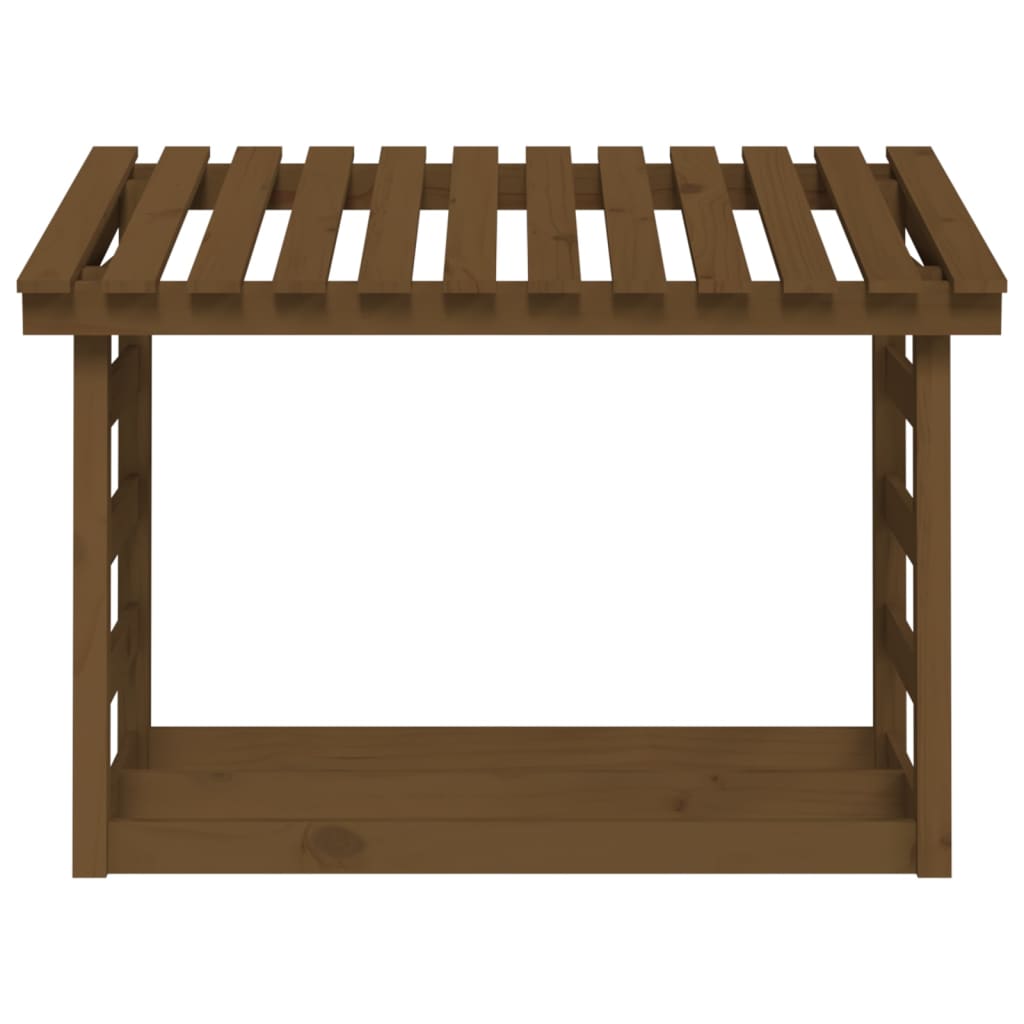 Portalegna Ambra 108x64,5x78 cm in Legno Massello di Pino