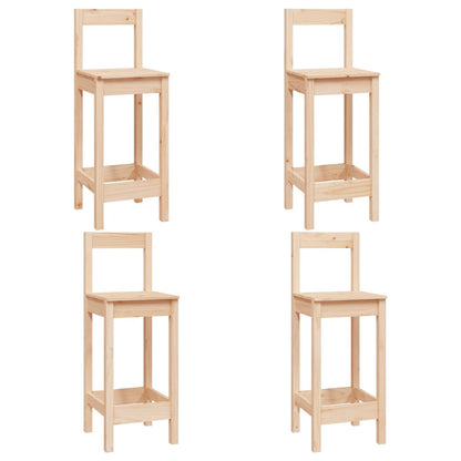 Set da Bar 5 pz in Legno Massello di Pino - homemem39